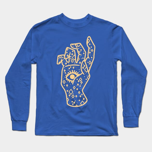 Starry Eyed Long Sleeve T-Shirt by Mikesgarbageart